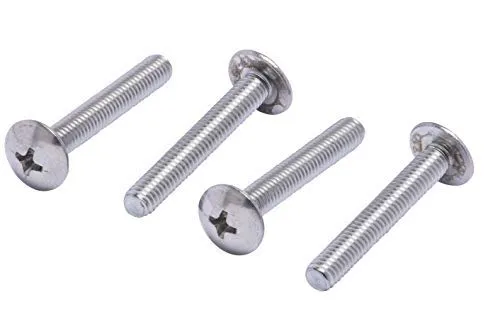 10-32 X 3/8" Stainless Phillips Truss Head Machine Screw, (100pc), Fine Thread, 18-8