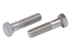 1/4"-20 X 2-1/2" (25pc) Stainless Hex Head Bolt, 18-8 Stainless