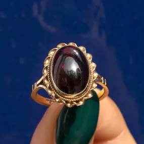 9ct Gold Garnet Cabochon Dress Ring, 7.00ct