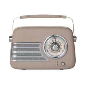 AKAI VINTAGE BLUETOOTH RADIO TAUPE