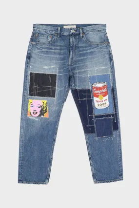 Andy Warhol Patchwork Denim - Indigo