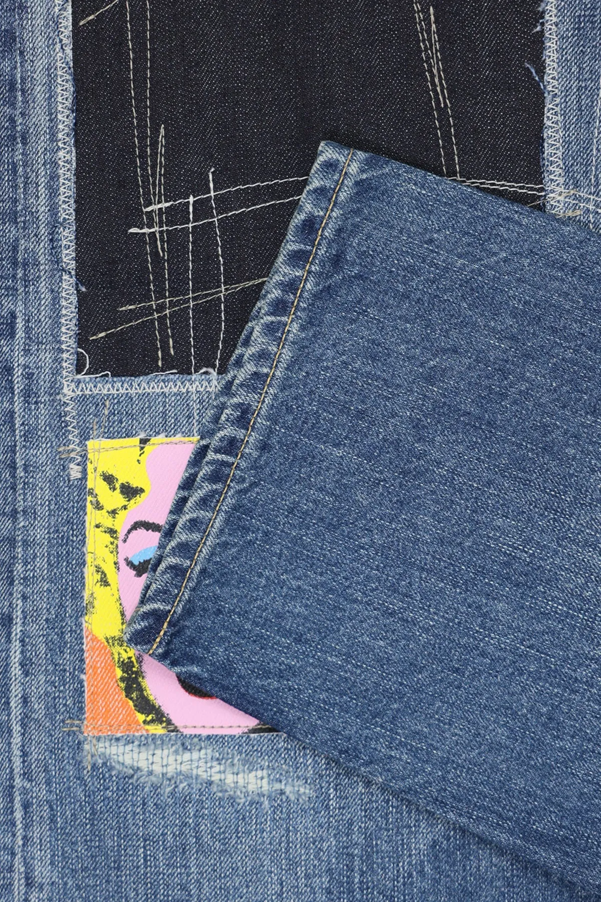 Andy Warhol Patchwork Denim - Indigo