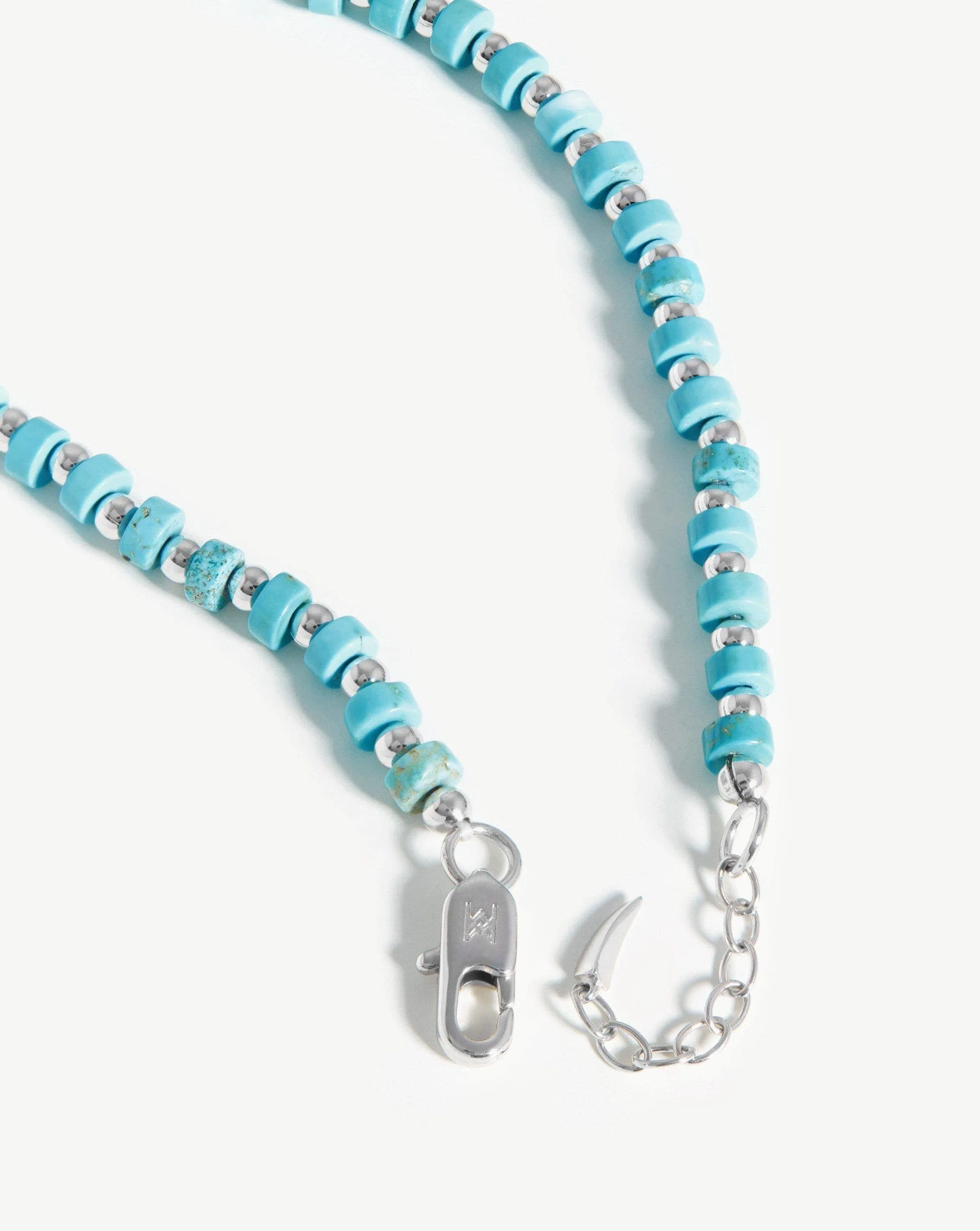 Beaded Bracelet | Silver Plated/Turquoise