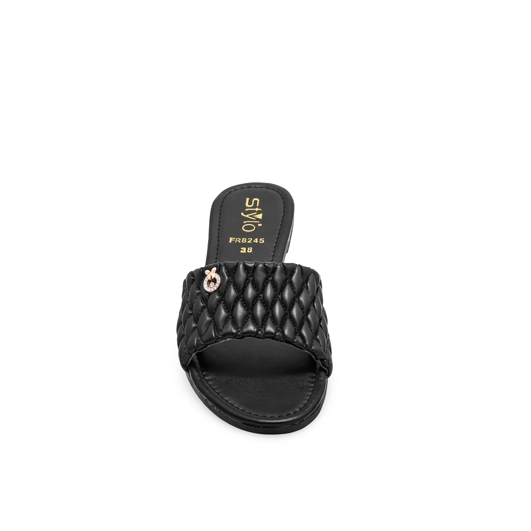 Black Formal Slipper FR8245