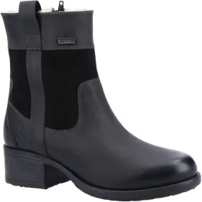 Black Saskia Mid Boots