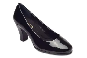 Clara Heel in Black Patent