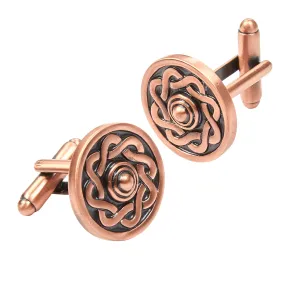 Copper Thistle Cufflinks - KCL9C