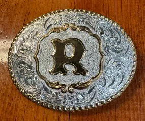 Crumrine Letter R Metal Buckle