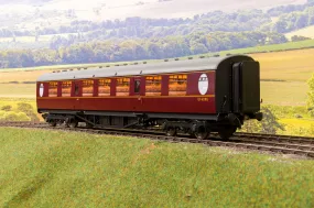 Darstaed D24-3-01RB Finescale O Gauge LNER Thompson Mainline TK (Third Class Corridor) Coach, Lined Maroon 'E1620E'