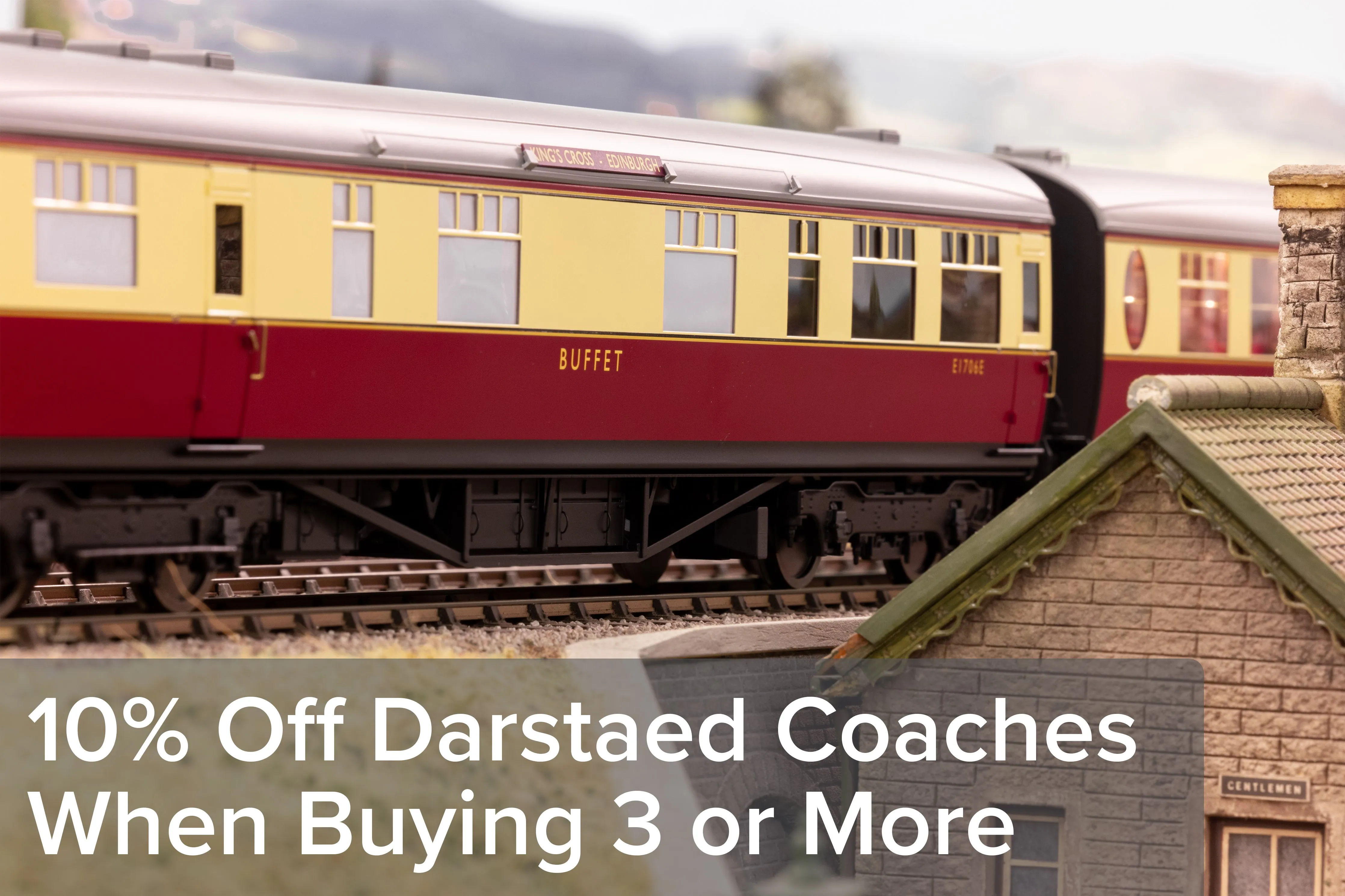 Darstaed D24-3-02RU Finescale O Gauge LNER Thompson Mainline BTK (Brake Third Corridor) Coach, Lined Maroon Unnumbered