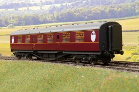 Darstaed D24-3-04RU Finescale O Gauge LNER Thompson Mainline FK (First Corridor) Coach, Lined Maroon 'Un-numbered'