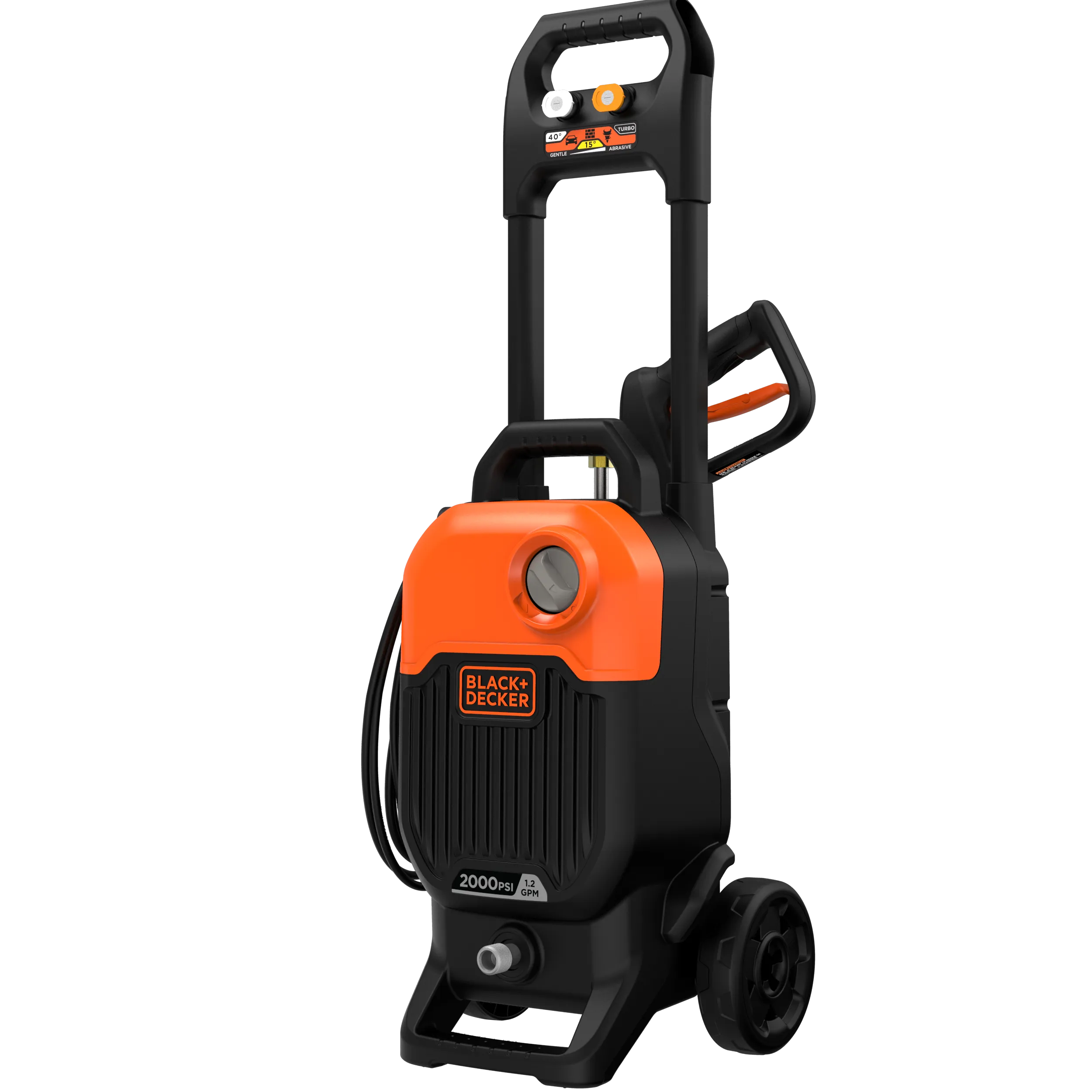 Electric Cold Water Pressure Washer, 2,000 MAX PSI, 1.2 GPM