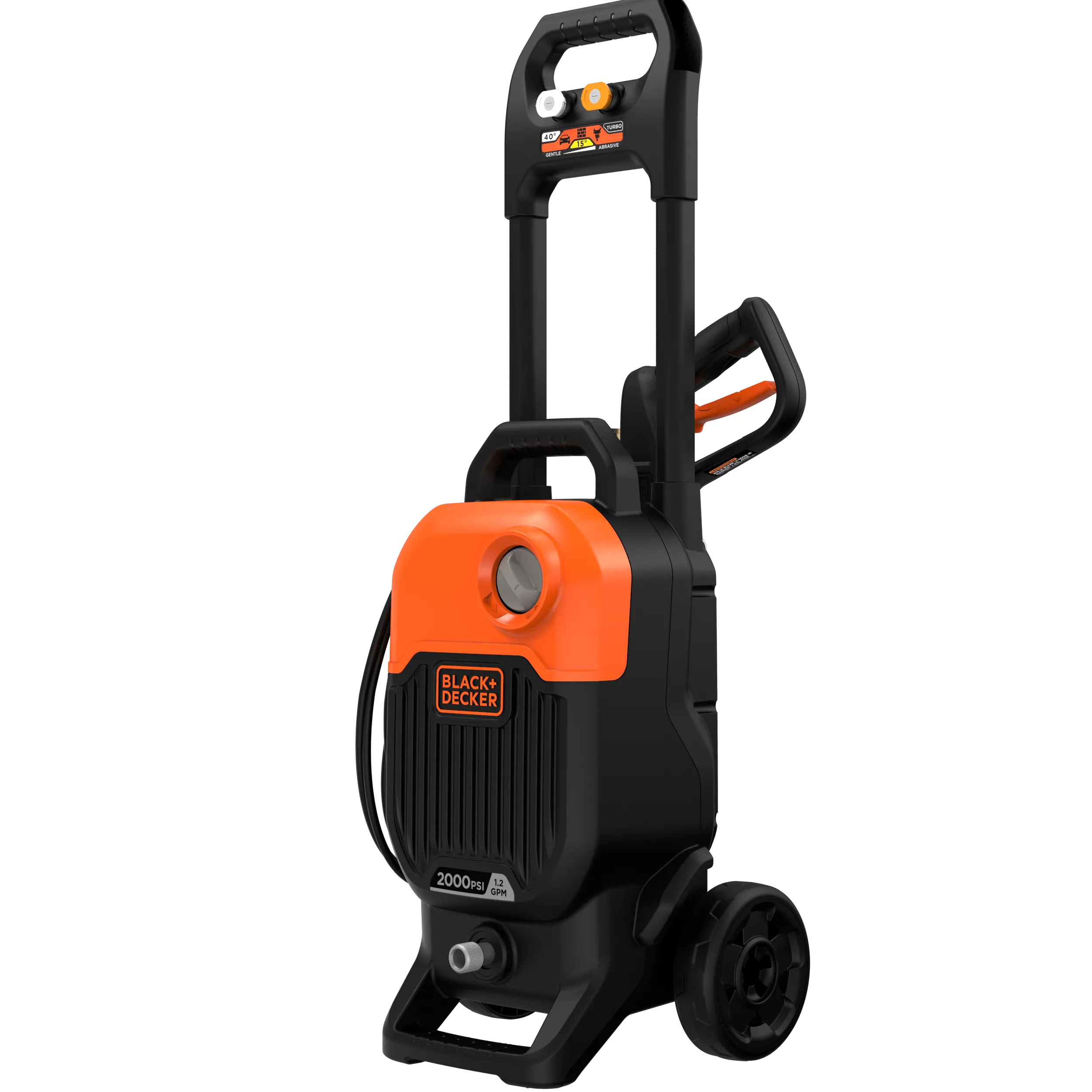 Electric Cold Water Pressure Washer, 2,000 MAX PSI, 1.2 GPM