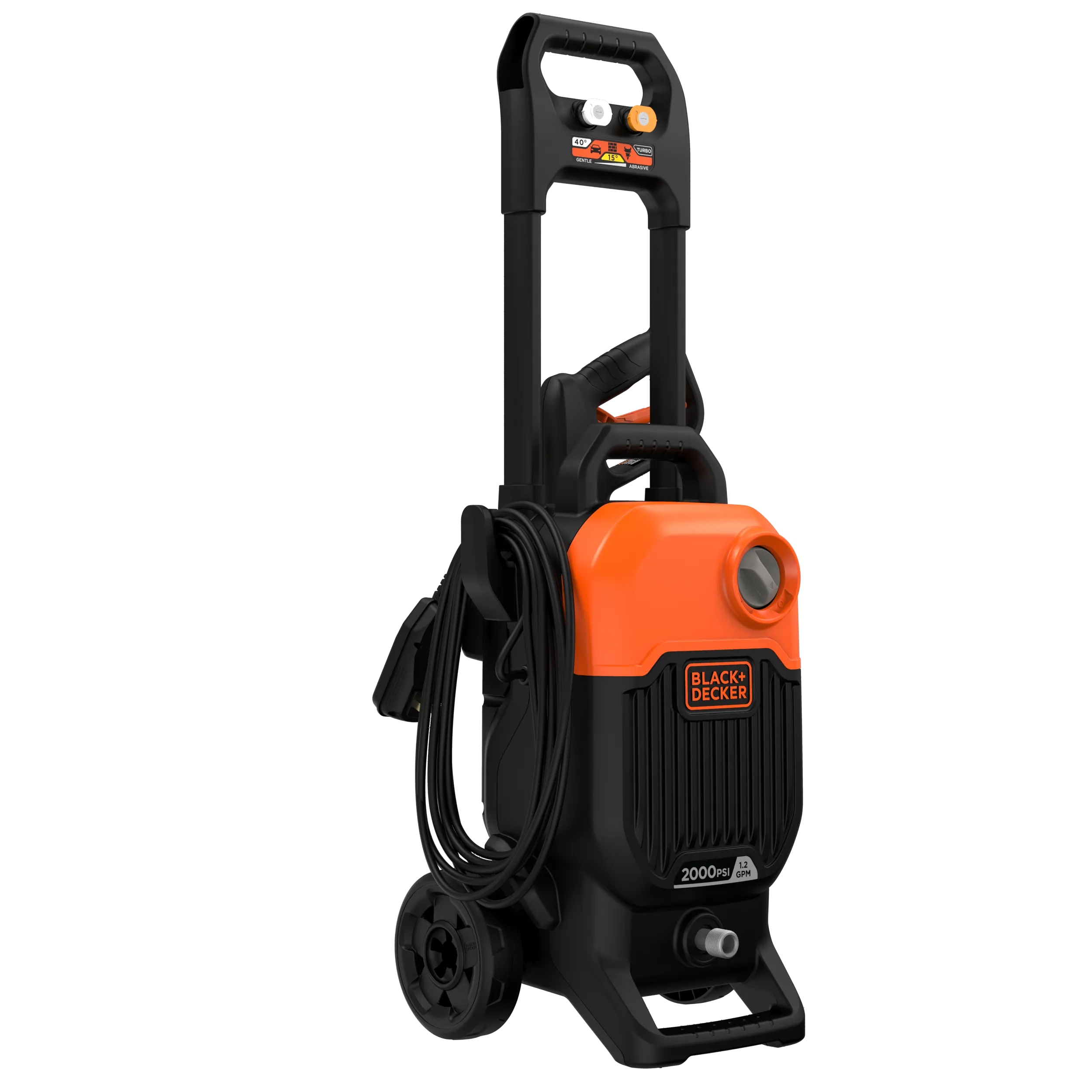 Electric Cold Water Pressure Washer, 2,000 MAX PSI, 1.2 GPM