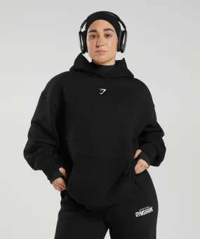 GS x Leana Deeb Oversized Hoodie - Black