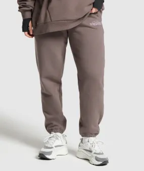 GS X Leana Deeb Oversized Joggers - Dusty Brown