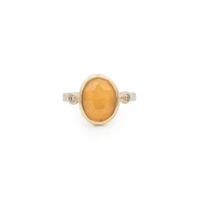 Hazel - welo opal ring