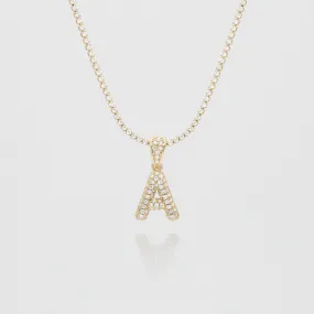 ICY Mini Bubble Initial Necklace