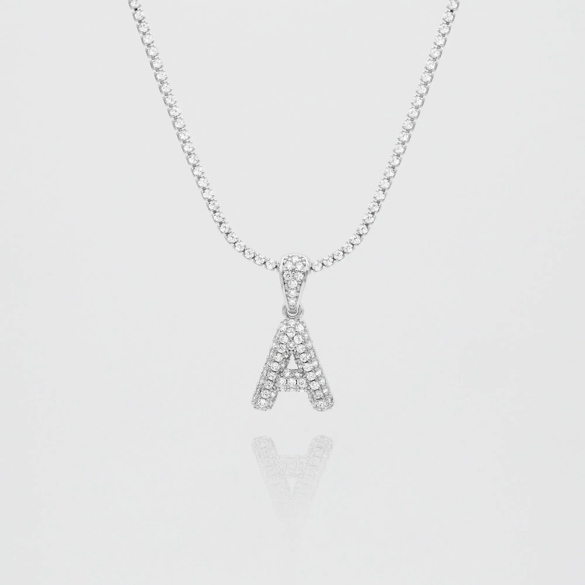 ICY Mini Bubble Initial Necklace