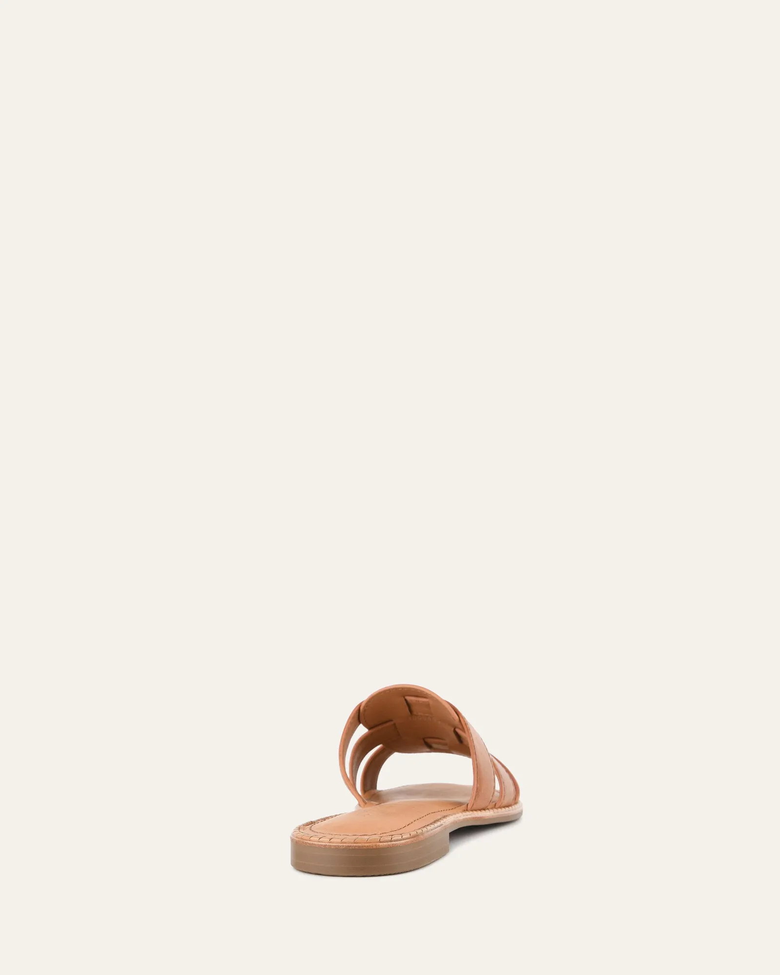 JASPER FLAT SANDALS BRANDY LEATHER