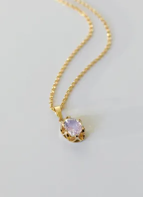 Lizzy moonquartz charm 14k gold