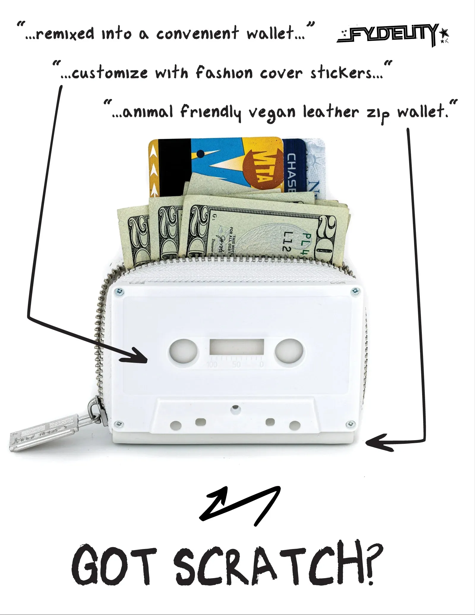 Retro Cassette Tape Wallet