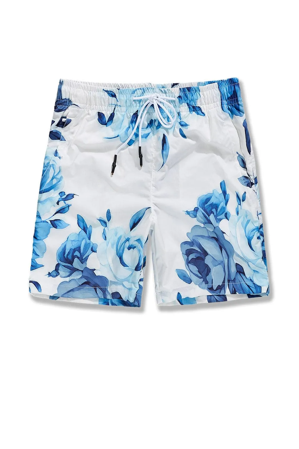 Retro - Ibiza Lounge Shorts (Blue Floral)