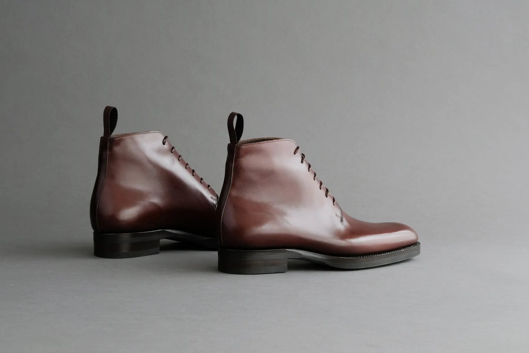 TwoThreeOne.Homer Wholecut Derby Boots From Bavarian Calf